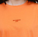 Mysterious Lips - Print - T-TAM Unisex Oversized Crew Neck Cotton Short Sleeve Printed Letter T-Shirt, 100% Soft Cotton