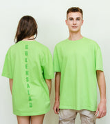 Green Salad - Print - T-TAM Unisex Oversized Crew Neck Cotton Short Sleeve Printed Letter T-Shirt, 100% Soft Cotton